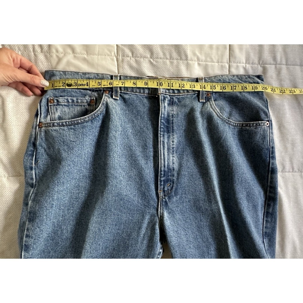 VTG 1997 Levi's 505 Regular Fit Jeans Mens 42x32 (40x30.5) Medium Wash Denim 90s - Picture 3 of 14